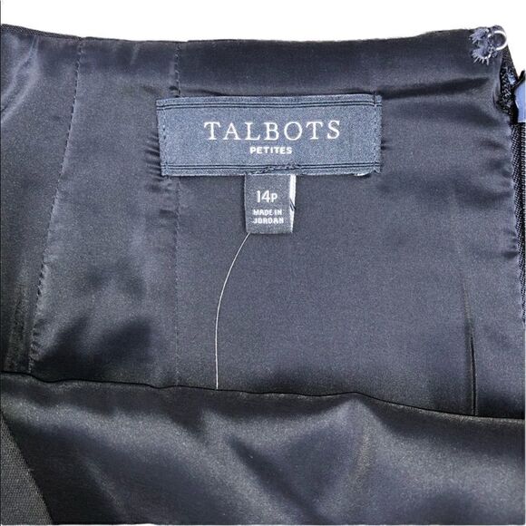 NWT TALBOTS Petites Business Black Skirt Size 14p - Picture 8 of 8